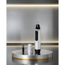 Novis Liora 3D Bıçaklı Burun ve Kulak Tıraş Makinesi Pil ile Çalışan