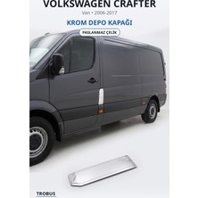 Trobus Volkswagen Crafter 2006-2017 Uyumlu Krom Depo Kapağı Paslanmaz Çelik