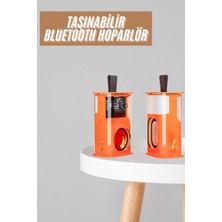 Fiberliz Ses Bombası Mini Işıklı Taşınabilir Bluetooth Speaker Hoparlör