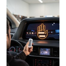 Fiberliz LED El Şekilli Park Uyarı Cihazı Xuczgesture-7