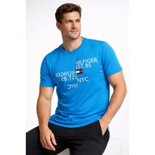 Tommy Hilfiger Mirrored Logo Print T-Shirt | T-Shirt