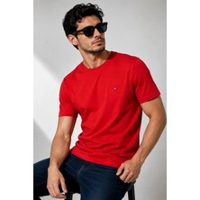 Tommy Hilfiger Regular Fıt Sırtı Baskılı Pamuklu Erkek Tshirt