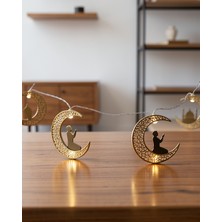 Fiberliz LED Peri Işığı Secde Eden Adam Silüetli Uczzzsecderamazanledışık