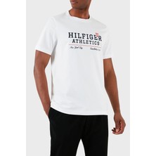 Tommy Hilfiger Pamuklu Regular Fit T Shirt Erkek T Shirt MW0MW34664 Ybr