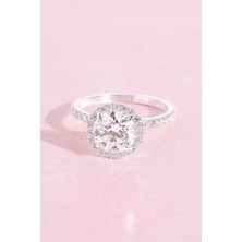 Crystal Diamond Zirconia Kadın 1.75 Karat Tektaş Yüzük