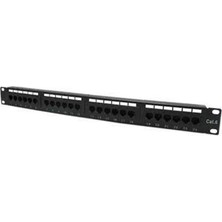 Teldata 24 Port Cat6 Utp Patch Panel Dolu