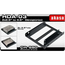Akasa Ak- Hda-03 SSD & HDD 3.5" Ssd-Hdd Case