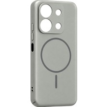 Fiberliz Xiaomi Redmi 15C 4g Mika Pc Magsafe Kapak - Gri