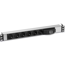 Formrack F082PR6SA 6 Lı 19" Sigortalı Priz
