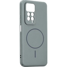Fiberliz Xiaomi Redmi Note 11 Pro Mika Pc Magsafe Kapak - Gri
