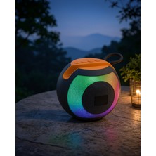 Mrt Teknik Taşınabilir Bluetooth Hoparlör Rgb Işıklı 360° Surround Ses XUCZZZP62SPEAKER-2-1