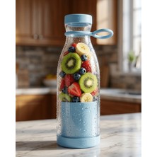 Mrt Teknik Taşınabilir Blender 380 ml USB Şarjlı Meyve Karıştırıcı Kolay Temizlenebilir