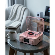 Mrt Teknik Bluetooth Hoparlör 3-Ü-1 Retro Tasarım Uuczzzgramafonspeaker-35