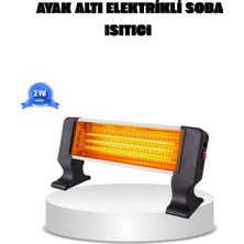 Mrt Teknik 1200 Watt Ayak Isıtıcı – Hızlı Isınma, 2 Yıl Garantili ve Şık Tasarım
