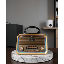 Mrt Teknik Nostalji Radyo Bluetooth Fm Am Sw 3 Bant UCZZZV01NOSTALJİ-2