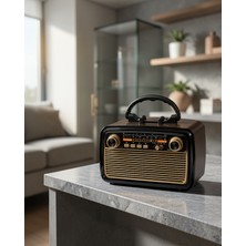 Mrt Teknik Led'li Nostaljik Bluetooth Hoparlör Xuczzznostaljikr-2-1