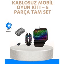 Mrt Teknik Bluetooth 5.3 Mobil Oyun Kiti – Pubg ve Codm Için 5 Parça Set