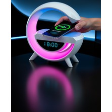 Mrt Teknik Bluetooth Hoparlör Dijital Göstergeli Rgb Işıklı Uuczgoogledijital3