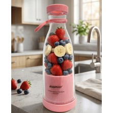 Mrt Teknik USB Şarjlı Mini Blender Taşınabilir Smoothie Yapıcı Hafif ve Pratik Tasarım