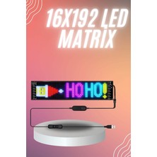 Mrt Teknik Matrix LED 16X192 Cama Yapışan Telefon Kontrollü Panel Dijital Ekran Kumandalı