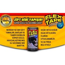 Suya Dayanıklı Flex Tape Tamir Bandı 10 cm Genişlik