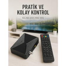 Filizora Digital Market Full Hd Uydu Alıcı Cihazı USB Wifi Biss Epg Destekli