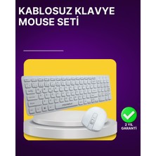 Filizora Digital Market Kablosuz Klavye ve Mouse Seti - Ergonomik Tasarım, Sessiz Kullanım, Geniş Uyumluluk