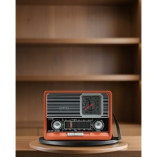 Twin Store Bluetooth Radyo Saatli Fenerli Aux Sd USB UCZZZNOSTALJİK1647RADYOOO3