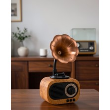Twin Store Mini Retro Bluetooth Hoparlör ve Fm Radyo UCZZZB5RAYO-6