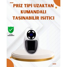 Twin Store Priz Tipi Mini Isıtıcı LED Ekran Ayarlı Sıcaklık Zamanlayıcı