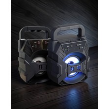 Twin Store Taşınabilir Bluetooth Hoparlör LED Işıklı UUCZKTS1057HOPARLÖR1