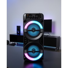 Twin Store Kablosuz Bluetooth Hoparlör LED Işıklı UCZZZPG3233SPEAKER-3