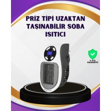 Twin Store Taşınabilir Priz Isıtıcı Dijital Termostatlı Seramik Isıtıcı