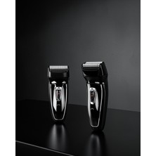 Twin Store Kablosuz Tıraş Makinesi Çift Başlıklı Kuru Tıraş Şarj Göstergeli