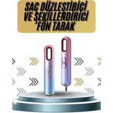 Twin Store Profesyonel Yeni Nesil 3 Başlıklı Saç Kurutma ve Fön Tarak Saç Şekillendirme