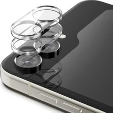 Nzm Store Galaxy Z Flip 7 ile Uyumlu Kamera Lens Koruyucu, Z Flip 7 Için Hd Şeffaf Temperli Cam Kamera Koruma, Metal Çerçeveli Darbe ve Çizilme Dirençli, 1 Adet (Şeffaf)