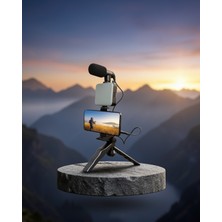 Elivora Video Tutucu Mikrofonlu Mini Tripod UCZZZAY49KAMERATELEFONTUTUCU1