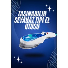 Elivora Taşınabilir Buharlı Ütü Ev Mini Giysi Temizleyici Asılı Ütü Makinesi