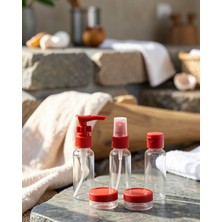 Elivora Seyahat Kozmetik Dolum Seti 5 Parça 30 ml UCZZZ5LİSEYAHATŞİŞESİBORDO-1