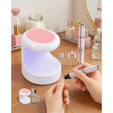 Elivora 20.000 Rpm Tırnak Matkabı + Mini LED Oje Kurutma Cihazı Seti