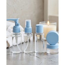 Elivora Taşınabilir 5 Parça Seyahat Kozmetik Seti 30 ml Sızdırmaz