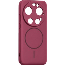 Elivora Xiaomi Mi 17 Ultra Mika Pc Magsafe Kapak - Bordo