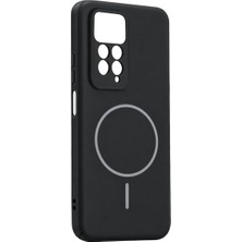 Elivora Xiaomi Redmi Note 11 Pro Mika Pc Magsafe Kapak - Siyah