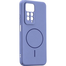 Elivora Xiaomi Redmi Note 11 Pro Mika Pc Magsafe Kapak - Açık Mor