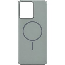 Elivora Xiaomi Redmi 13C Mika Pc Magsafe Kapak - Gri