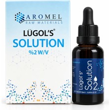 Aromel iyot Damlası %2 lik | 30 ml | Lugol Damlalıklı Şişe | Lügol Çözeltisi %2 lik