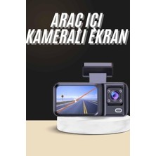 Hcc Trend 1080P Sürüş Kaydedici 2 Inç Araç Araba Ön Iç Arka Dvr IPS Ekran