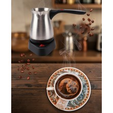 Hcc Trend Elektrikli Cezve 360ML Siyah Gri Kablolu Uczzzelektriklicezveeeeee5