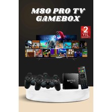 Hcc Trend Android Tv Box 2.4g 10K Ultra Hd 2gb Ram 64GB Hafıza 10000 Retro Oyunlu Konsol Game Stick M8 Pro