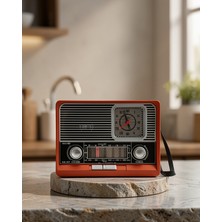 Hcc Trend Vintage Radyo Bluetooth Aux USB Sd Kart Girişli UCZZZNOSTALJİK1647RADYOOO2